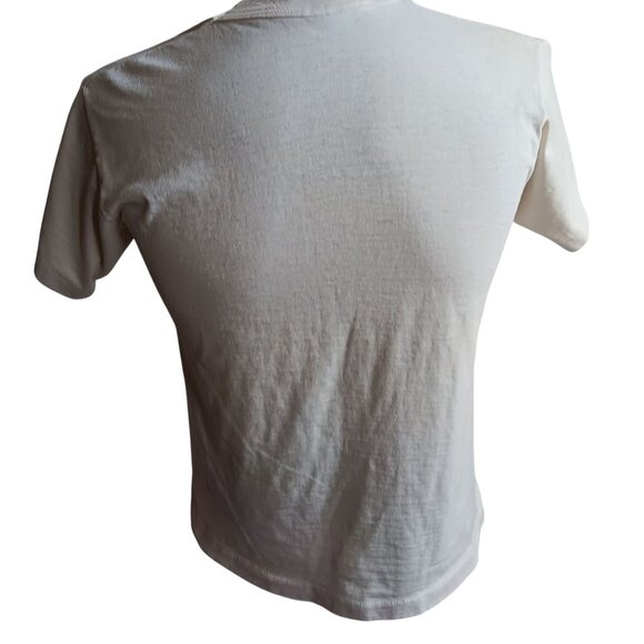 Small Vintage Mens T-shirt Single Stitch 1990s Cambridge Nebraska Jr. High Track - Picture 4 of 5